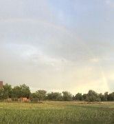 Rainbow Over Farm